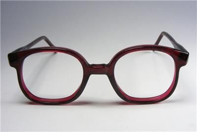 80s VTG CHERRY RED CHILDS OPTICOLOR EYEGLASS FRAME NOS  