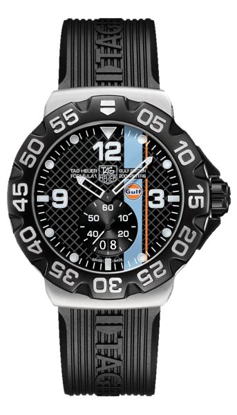 New Tag Heuer Formula 1 Grande Date GULF EDITION Mens Watch WAH1013 