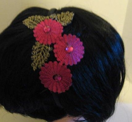 FUNKY FLOWER HEADBAND***ASSORTED  