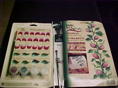 Donna Dewberry One Stroke Folk Art Beginner RTG Kit Rosebuds NEW 2 