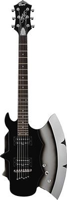   AXE 2 GENE SIMMONS SIGNATURE ELECTRIC GUITAR AND CUSTOM GIG BAG  