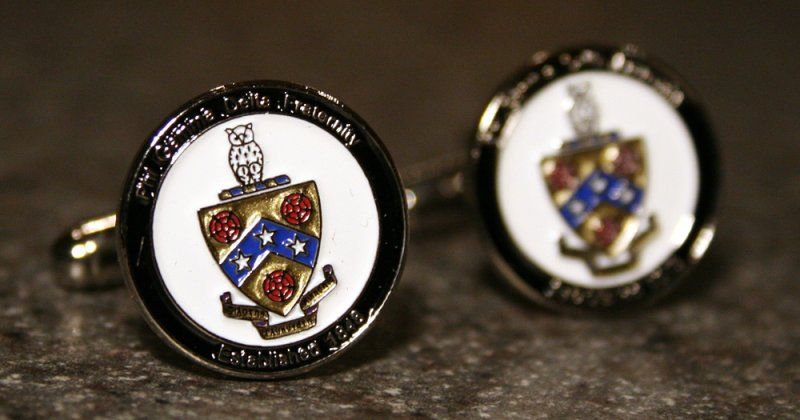 Phi Gamma Delta   Fiji   Silver Cuff Links   NEW  