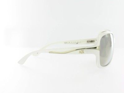 NEW Authentic Armani Exchange Designer Sunglasses WHITE/GREY AX218/S 