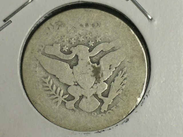 1896 O AG Barber Quarter (1011 5)  