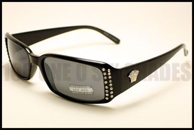 RHINESTONE Women Sunglasses BLACK New Shades  