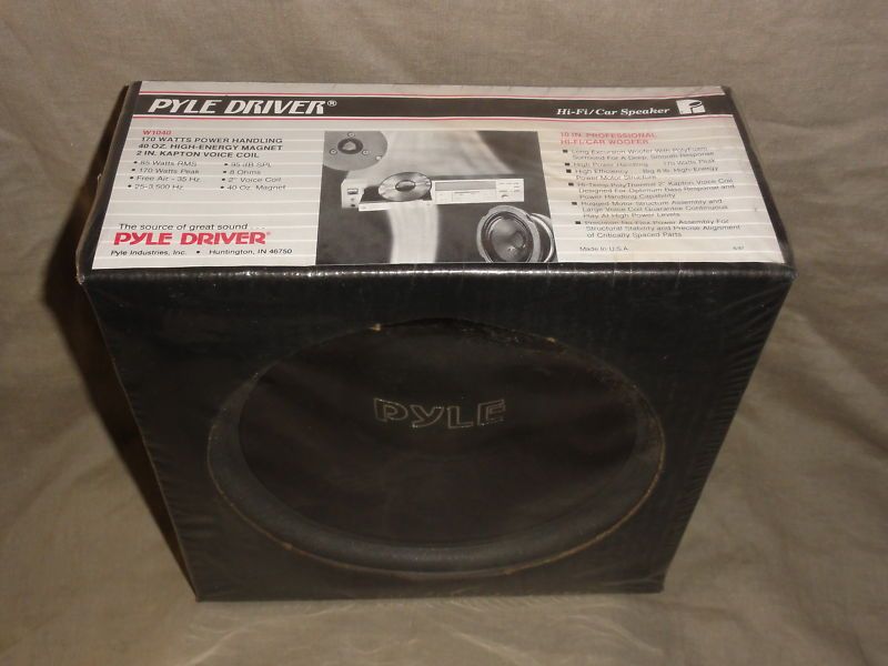 PYLE DRIVER ~ W1040 HI FI CAR SPEAKER   NEW  