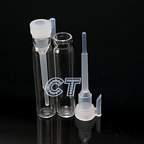 100) glass Sample Vials Empty Bottles 1 ml  