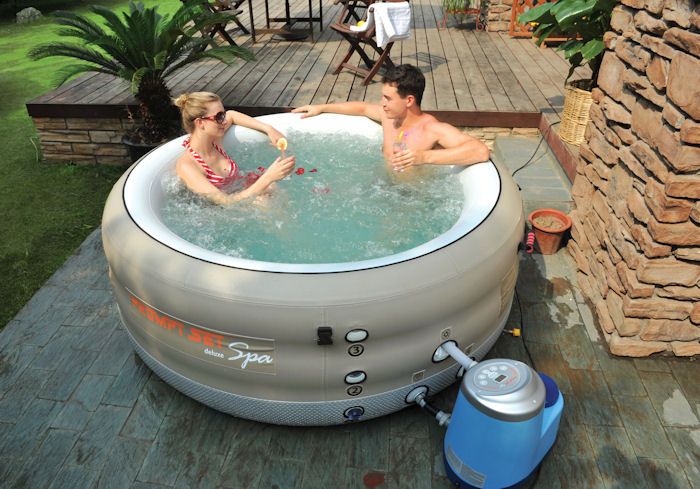 Portable Inflatable Bubble Spa by Prompt Set Model Deluxe JL017133NN 