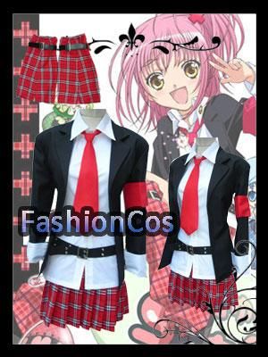 Amu Cosplay Costume Shugo Chara Uniform  