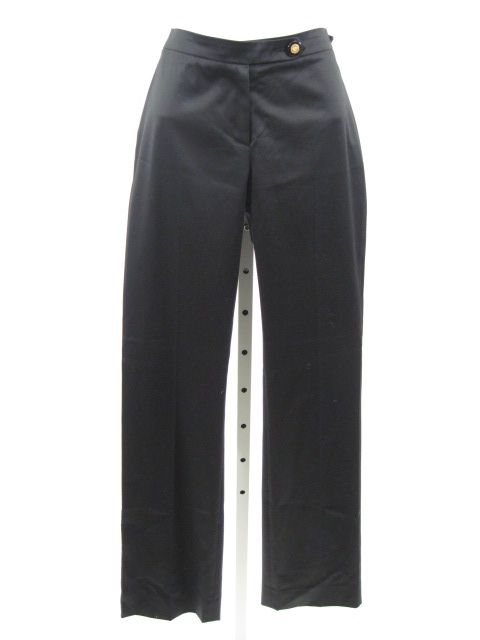 GIANNI VERSACE Black Slacks Pants Sz 38  