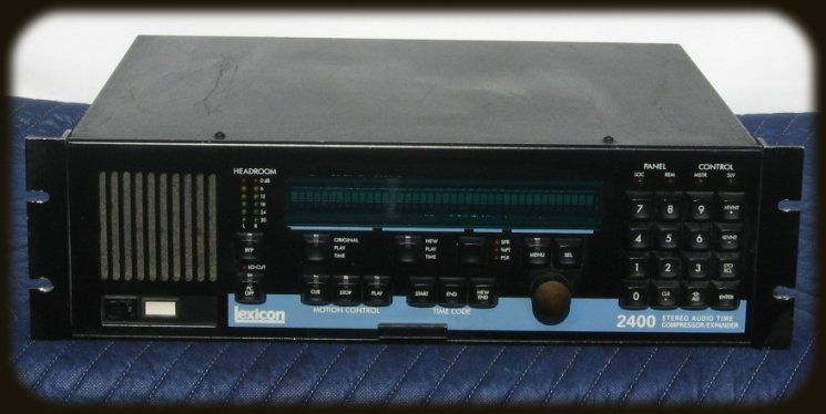 LEXICON 2400 AUDIO STEREO TIME COMPRESSOR EXPANDER 2400  