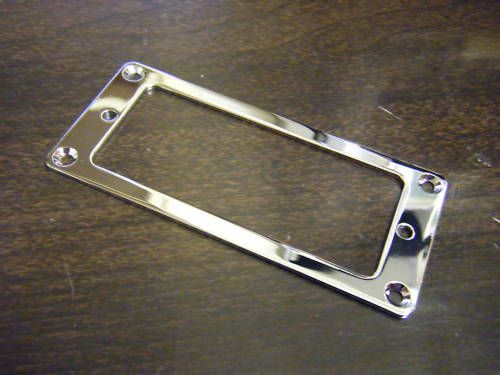 CHROME MINI HUMBUCKER PICKUP RINGS /SURROUND  