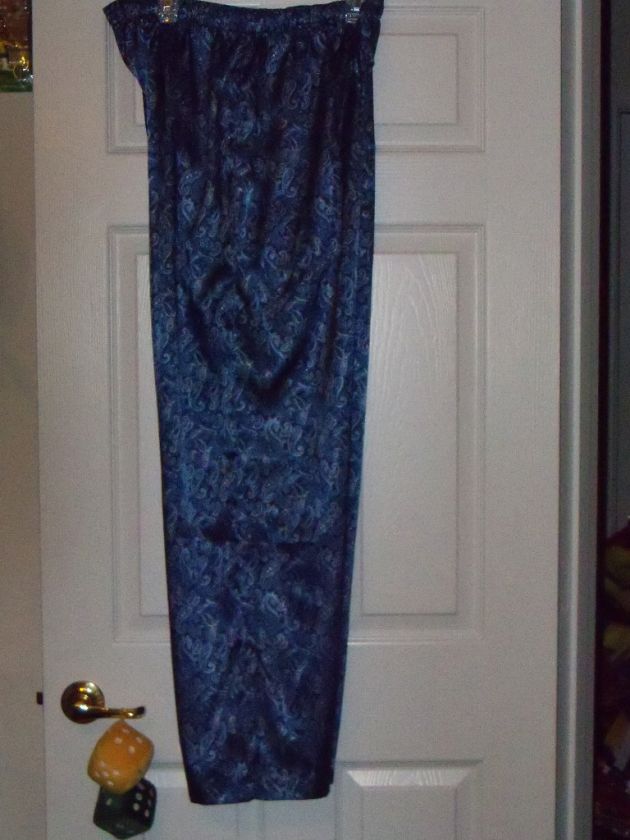 Concepts by Claiborne Blue PJ Pajama Lounge Sleep Pants Mens Size XL 