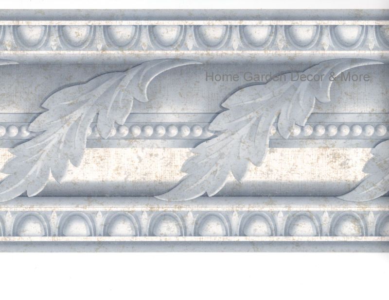   Acanthus Leaf Scroll Crown Molding Moulding Egg Dart Wall paper Border