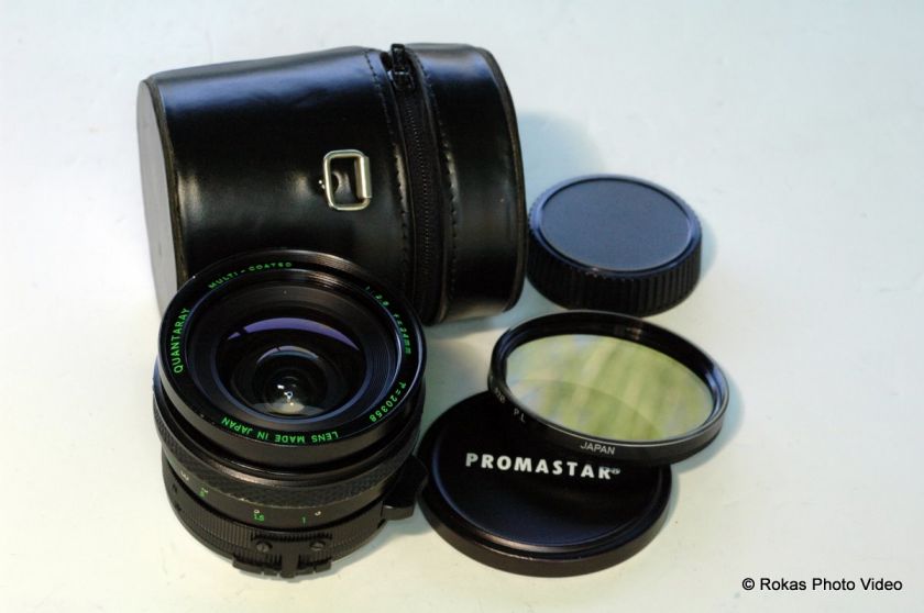 Pentax PK Quantaray 24mm f2.8 lens manual focus wide  