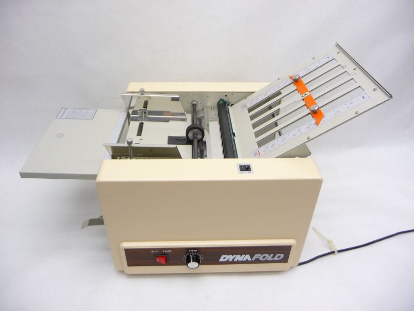 DYNAFOLD DE 262AF AF 262 AUTOMATIC SHEET PAPER DOCUMENT LETTER on PopScreen