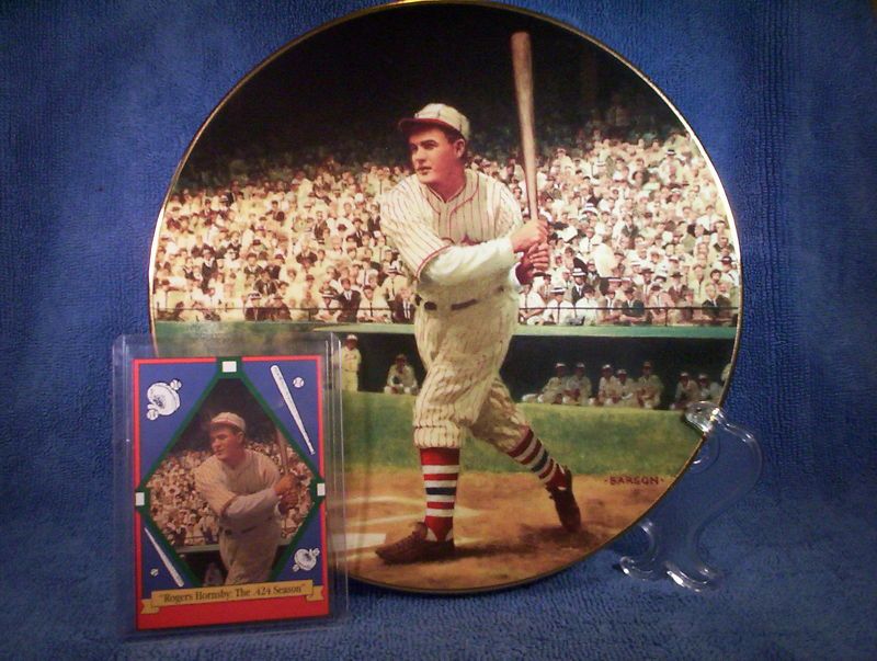 Rogers Hornsby .424 Season Delphi 1993 Plate #5 607C  