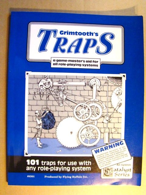 GRIMTOOTHS TRAPS   101 TRAPS   DUNGEONS DRAGONS **HI GR** 1ST PRINT 