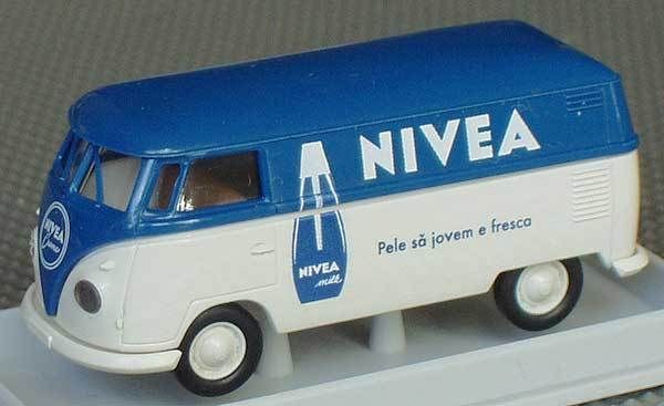 BREKINA HO 187 Scale VW T1B Kastenwagen   Nivea  