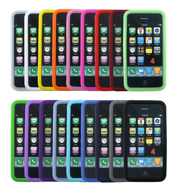 18X Silicone Bumper Frame Case for Apple Iphone 4 4G  