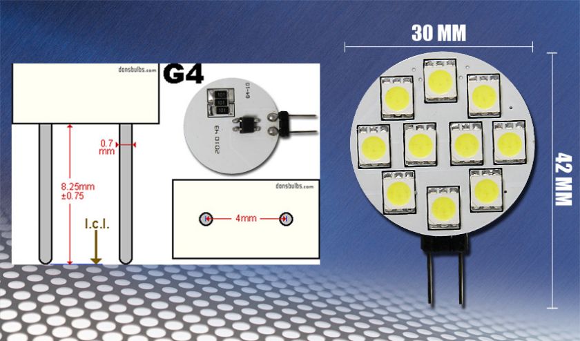 G4 6000K MARINE/BOAT/RV/TRAILER INTERIOR LIGHT BULBS  