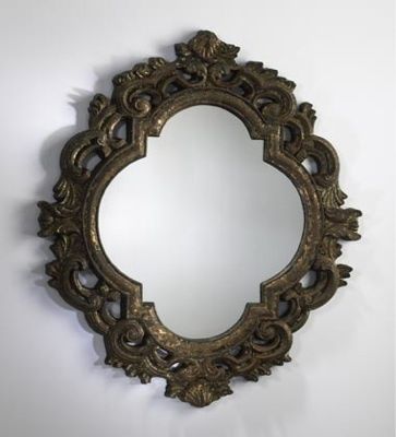 European Style Wood Mirror  