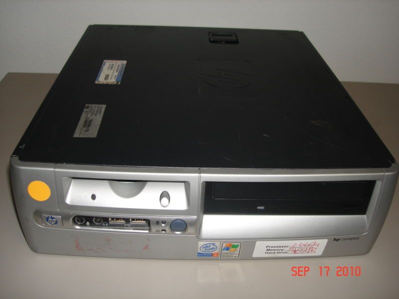 HP D530 SFF P4 2.66Ghz 512MB Ram 40GB HD XP Installed  