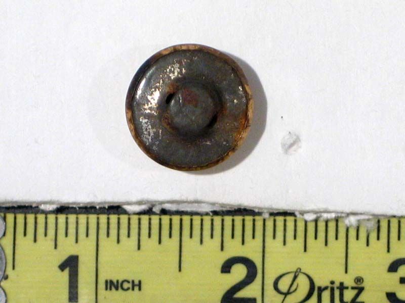 Antique U.S. Military Metal Button with Federal Eagle & Shield  