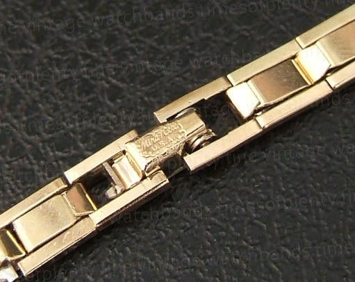 NOS Mira Flex Ladies Gold Filled Vintage Watch Band  