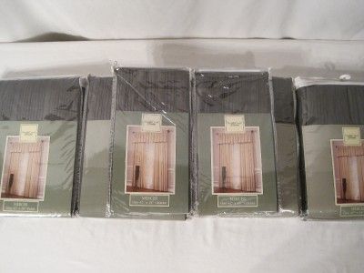 NorthCrest Home Curtains Sage 4 Panels (42X84) and 2 Valances (42X18 