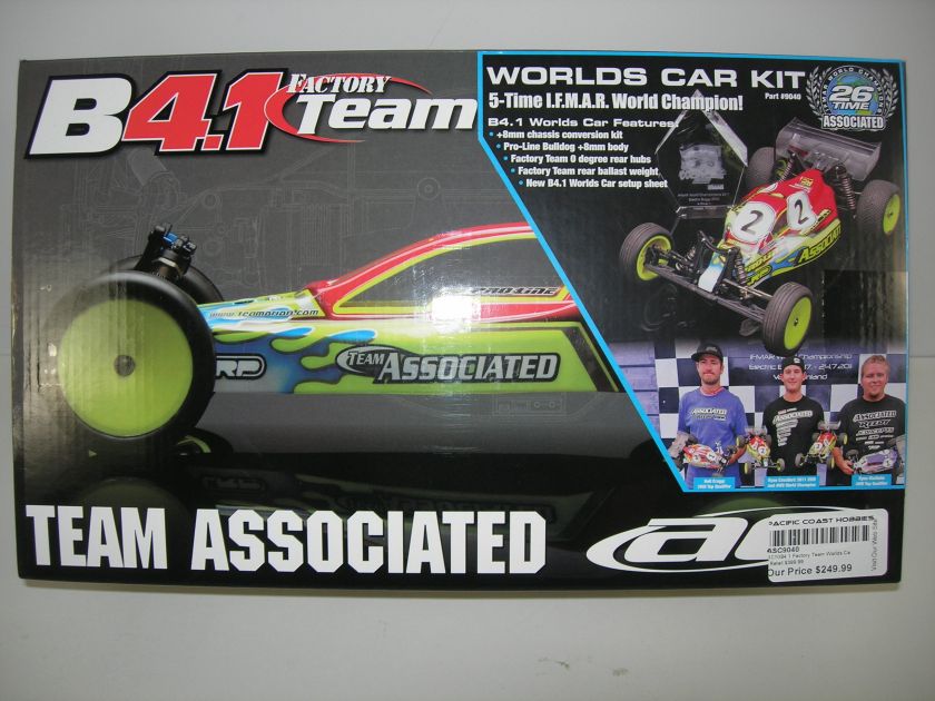 Team Associated RC10 B4.1 Factory Team Worlds Car Buggy ASC9040  