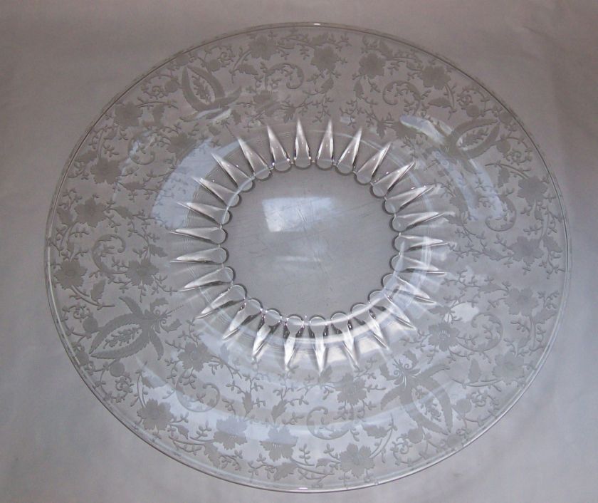 Viking New Martinsville Prelude Cake Serving Plate  