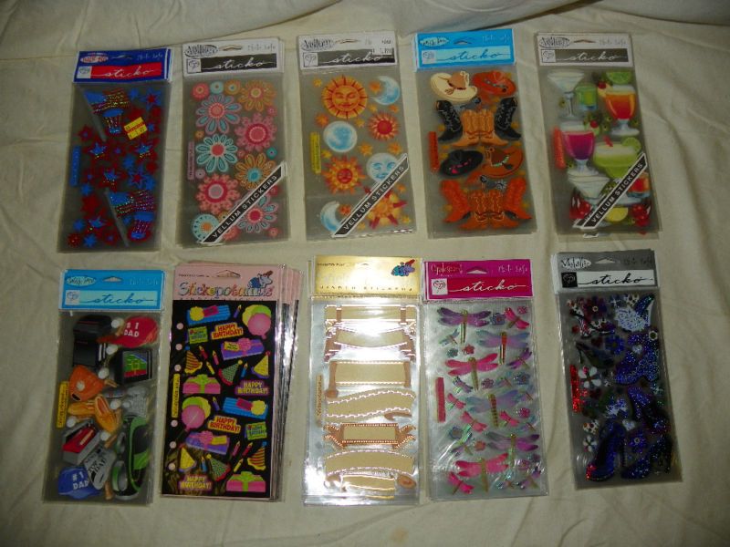 Huge Lot EK Success Stickers Scrapbook lot Punches  