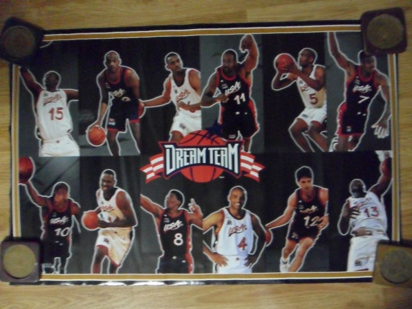 NBA Basketball Poster USA Dream Team  