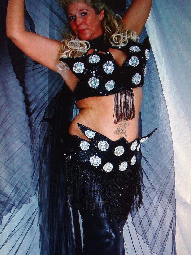 Professional Gothic Belly Dance Costume BELLYDANCE  