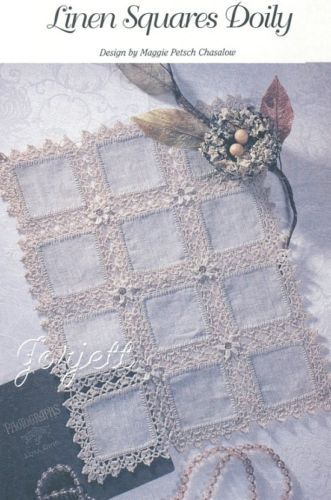 Linen Squares Doily & Baby Blanket crochet patterns  