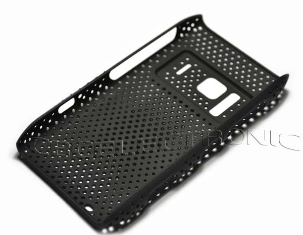 New Black color Perforated case meshcover for Nokia N8  