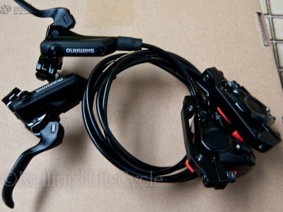 2012 Shimano Deore BL/BR M596 with Hose Disc Brake Set (F&R) Black NEW 