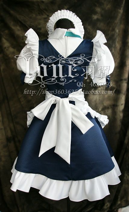 Touhou Project Izayoi Sakuya Cosplay Costume ★  