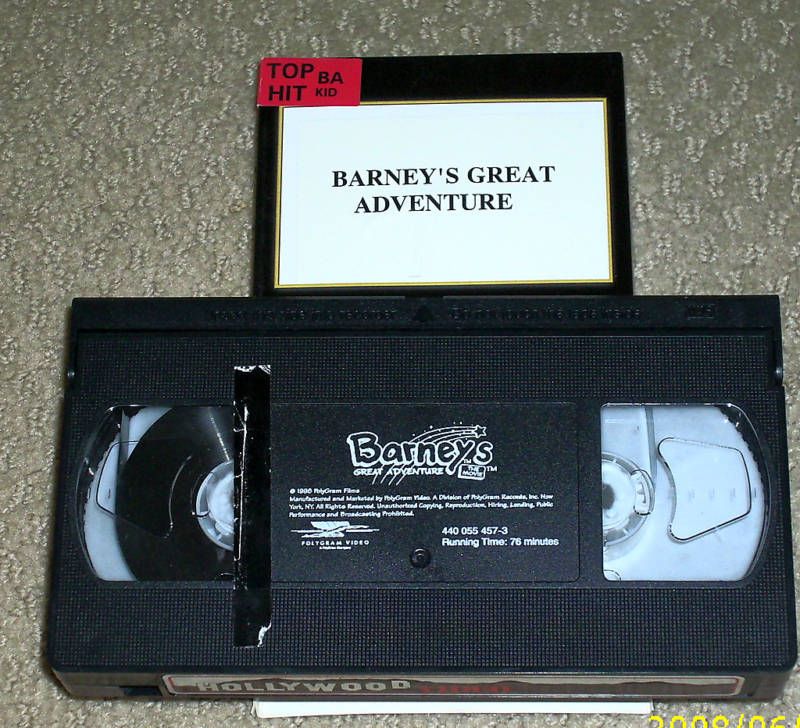 barneys great adventure vhs