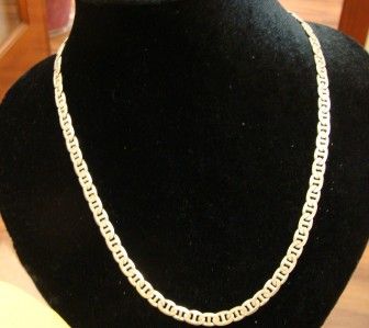 GUCCI STERLING SILVER WIDE CHAIN NECKLACE ITALY 32.3 GR  
