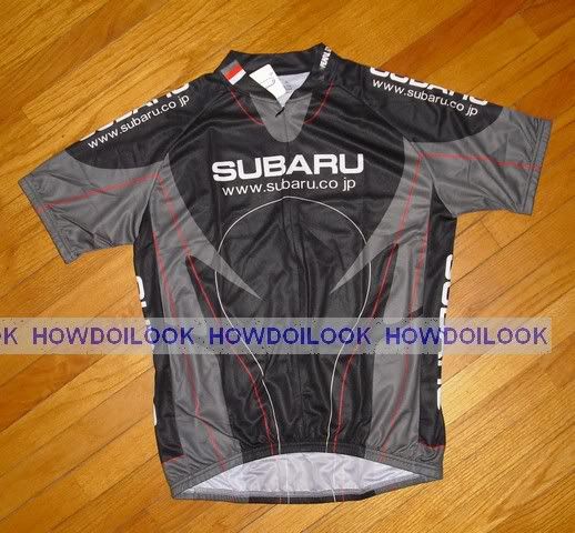 SUBARU BLACK JAPAN CYCLING JERSEY RACING BIKE BICYCLE SHIRT S 3XL 