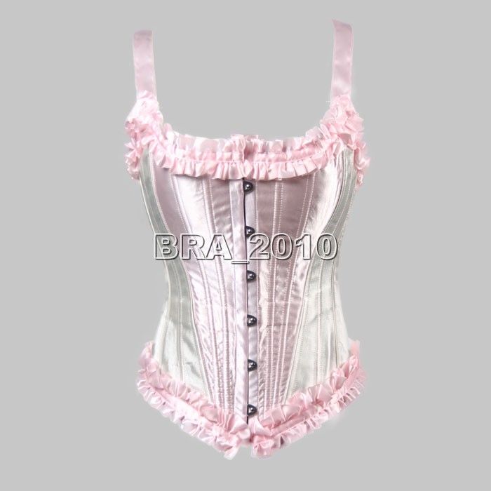 colour Corset Bustier thicken all steel boned + skirt  