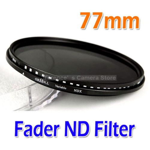 Slim 77 77mm Fader ND Filter adjustable ND2 to ND400  