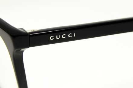 GUCCI GG 3518 807 S.53 RX GLASSES BLACK PLASTIC EYEGLASSES AUTHENTIC 