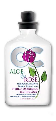 OC Aloe & Rose Antioxidants Indoor Tanning Bed Lotion Bronzer by Rsun 