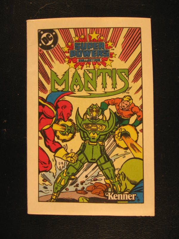 1984 DC Comics Kenner Super Powers Collection Mini Book  