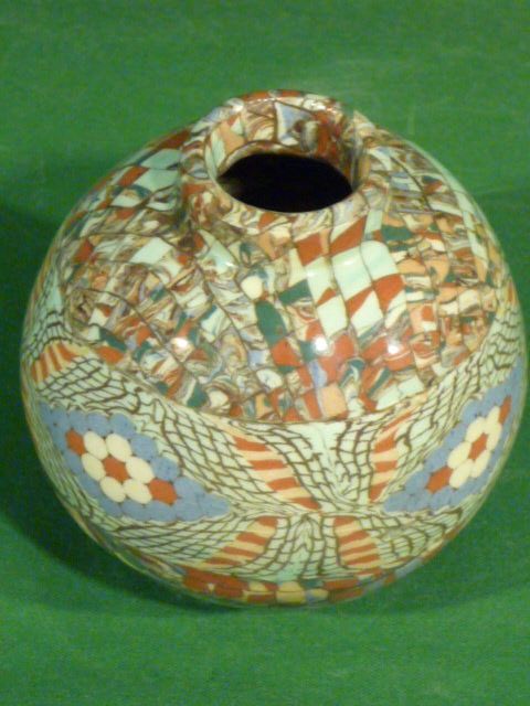 d510 Nice Spherical 3¾ VASE GERBINO FRANCE  