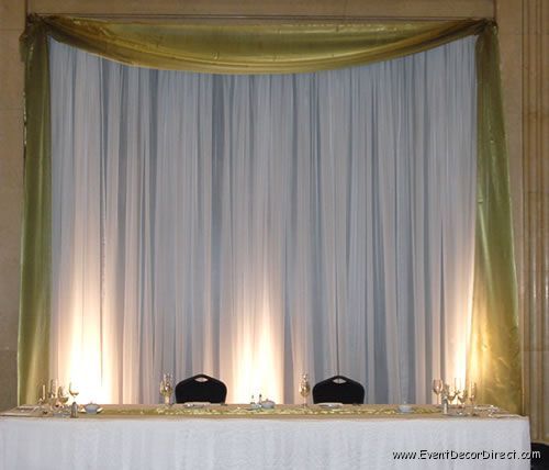   Wedding Backdrop Kit w/Pipe, Drape and Valence 1 PANEL 6 10ft  