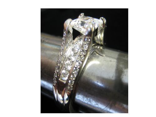 51 CTTW Bridge Diamond W/G Ring Semi Mount G / VS2  